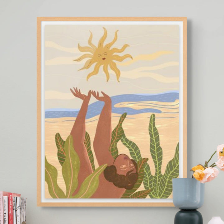 Sun Worship Art Print