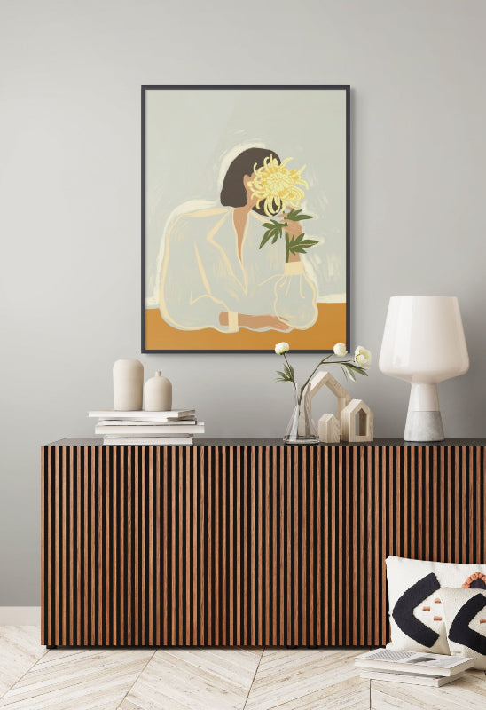 The crysanthemum Art Print