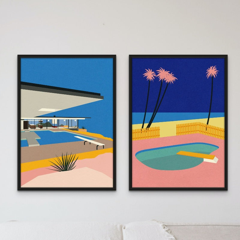 Malibu Beach Art Print