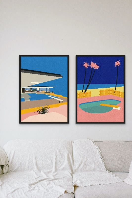 Malibu Beach Art Print