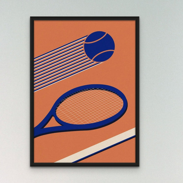 Tennis 80s Art Print