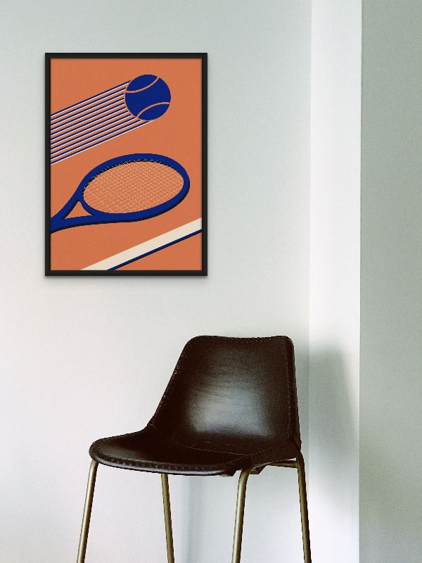 Tennis 80s Art Print