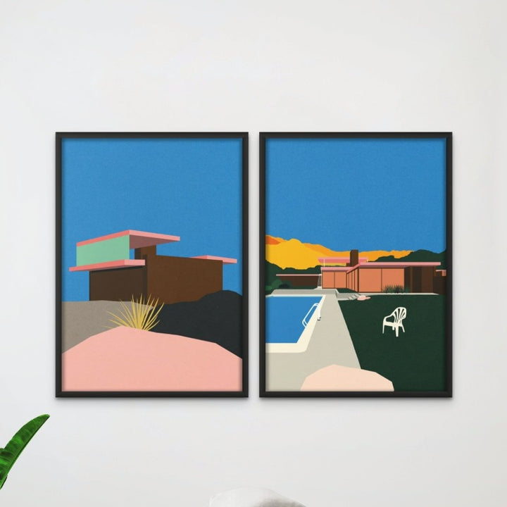 Kaufmann Desert House Poolside Art Print