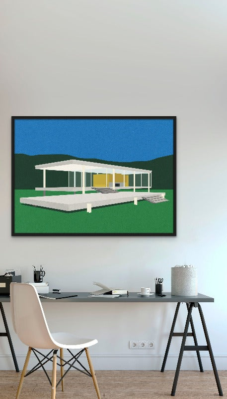 Ludwig Mies Van Der Rohe Farnsworth House Art Print