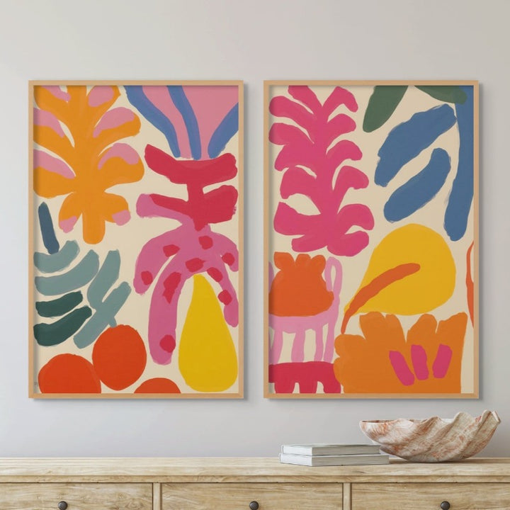 Set "Happy Summer" Art Prints