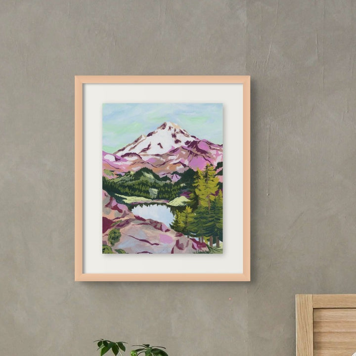 Chain Lakes Art Print