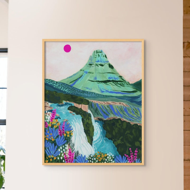 Kirkjufell Art Print