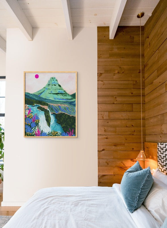 Kirkjufell Art Print