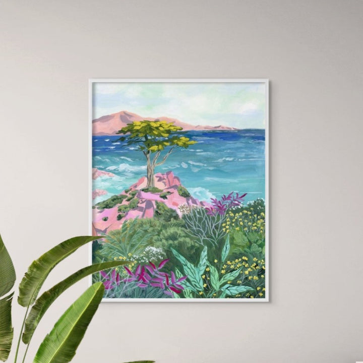 Lone Cypress Art Print