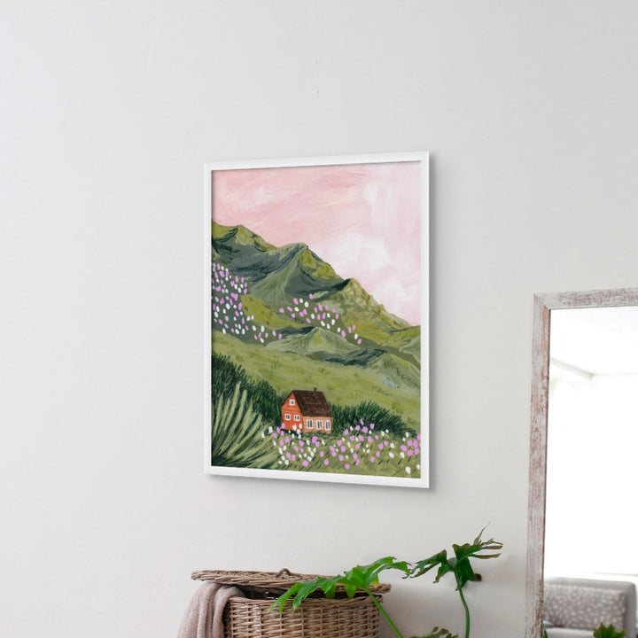 Mountain House Art Print