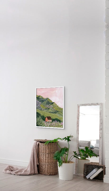 Mountain House Art Print