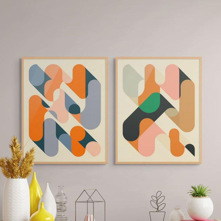 Set "Geometrics" Art Prints