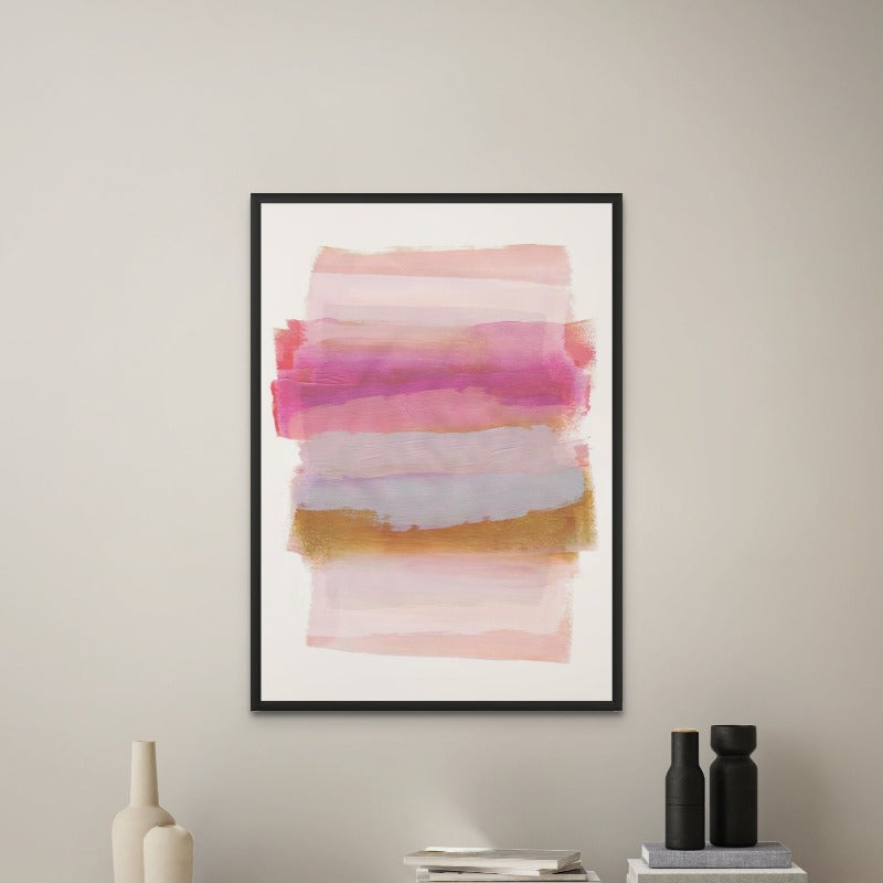 Abstract Brush Strokes 45 A1 Art Print