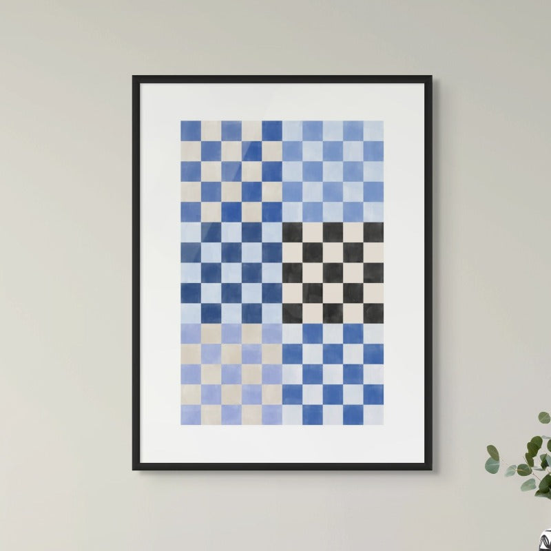 Blue board Art Print