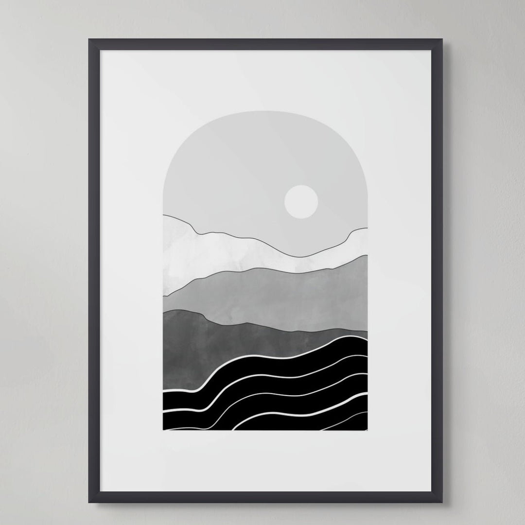 Abstract landscape Art Print