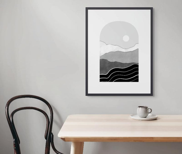 Abstract landscape Art Print