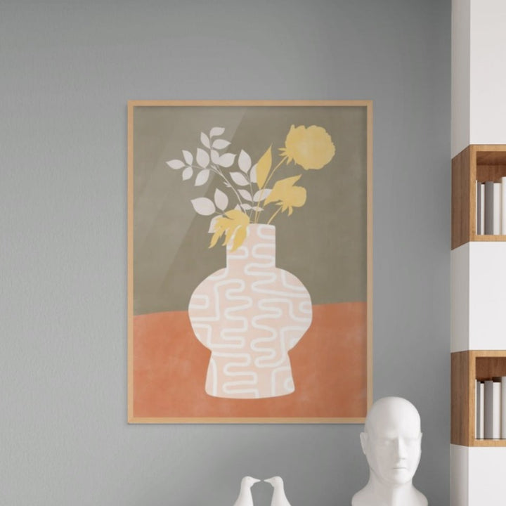 Abstract vase Art Print