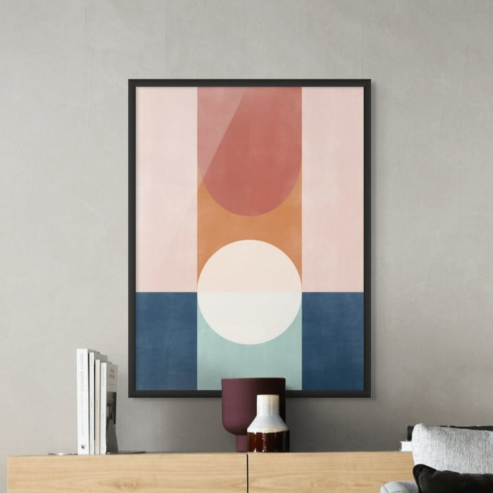 Geometric composition Art Print