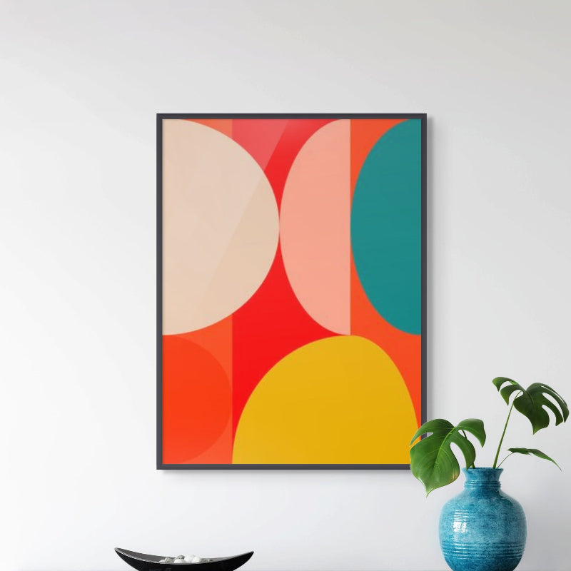 Mid Century Pastel 13 Art Print