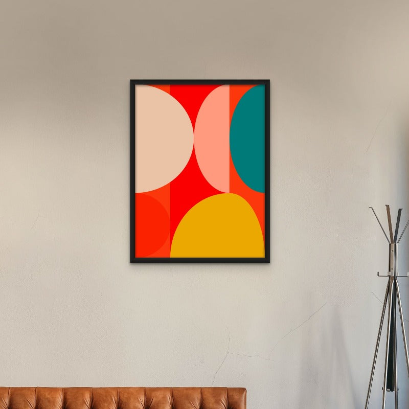 Mid Century Pastel 13 Art Print