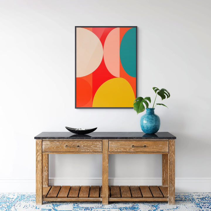 Mid Century Pastel 13 Art Print