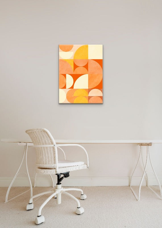 Spring Mid Rhapsody Orange 3 Art Print