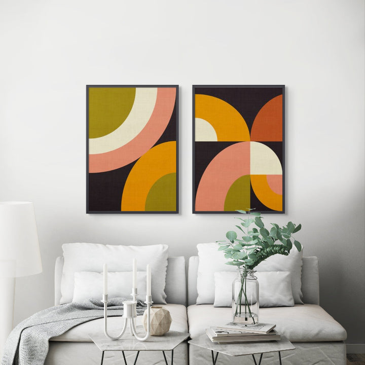 Geo Shapes Fall 21 Geo Art Print