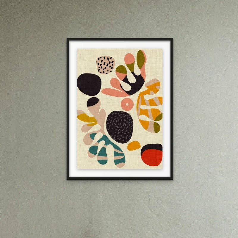 Mid Century Cut Outs 2 Art Print