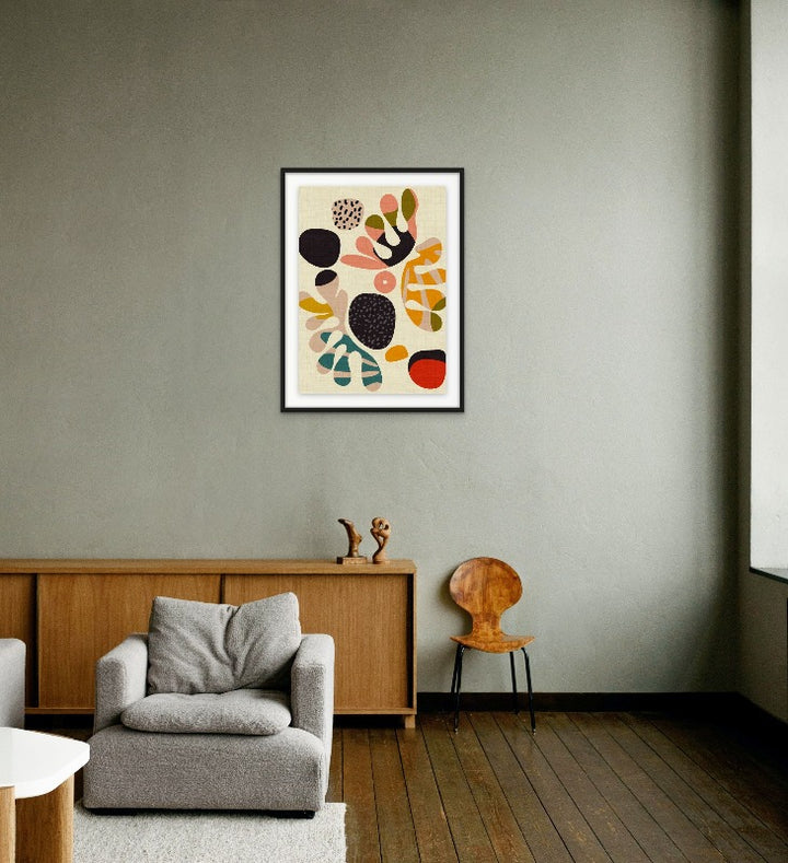 Mid Century Cut Outs 2 Art Print