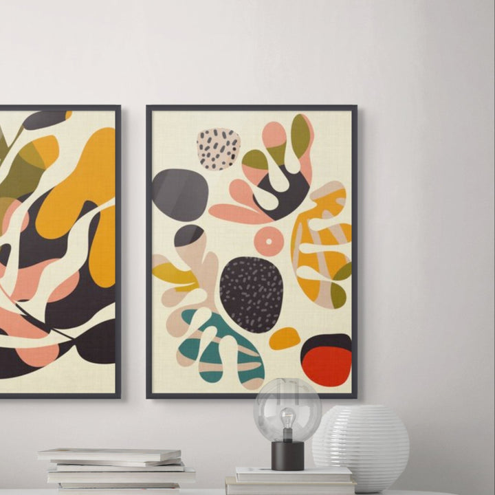 Mid Century Cut Outs 2 Art Print