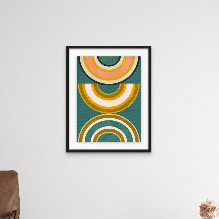 Rainbow Suns 5 Kopie Art Print