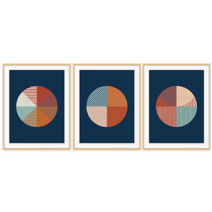 Set "Broken circle" Art Prints