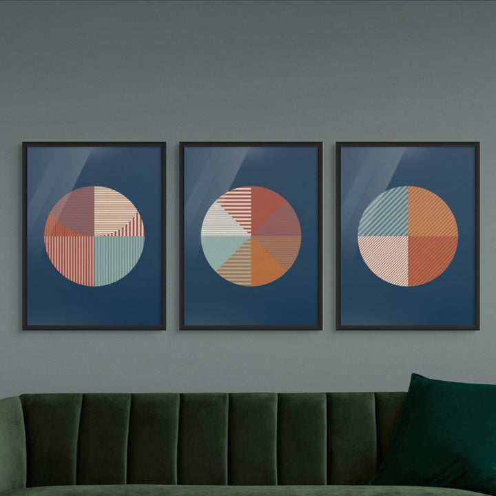 Set "Broken circle" Art Prints