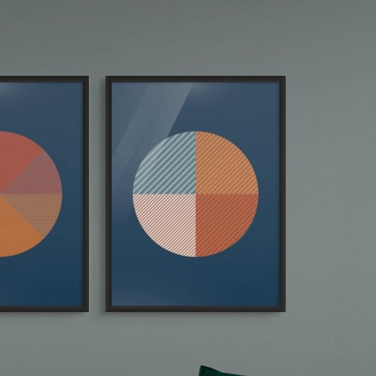 Broken circle Art Print