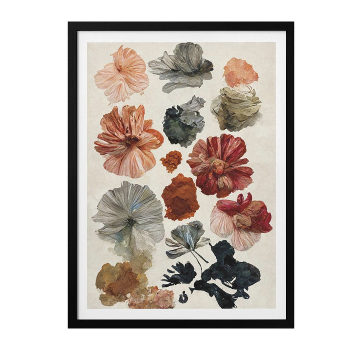 Dry Flower Collection Art Print