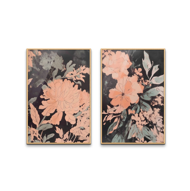 Set "Wild Peony" + "Wild Flowers No 2" Art Prints