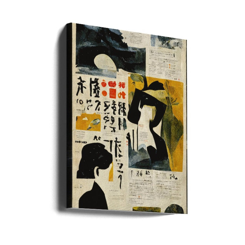 Japanese Newspaper No 3 Art Print