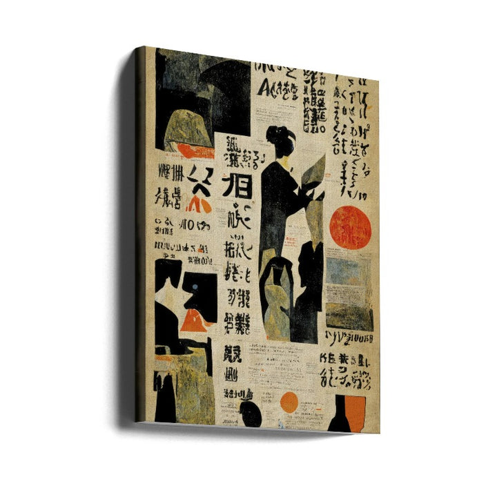 Japanese Newspaper No 2 Art Print