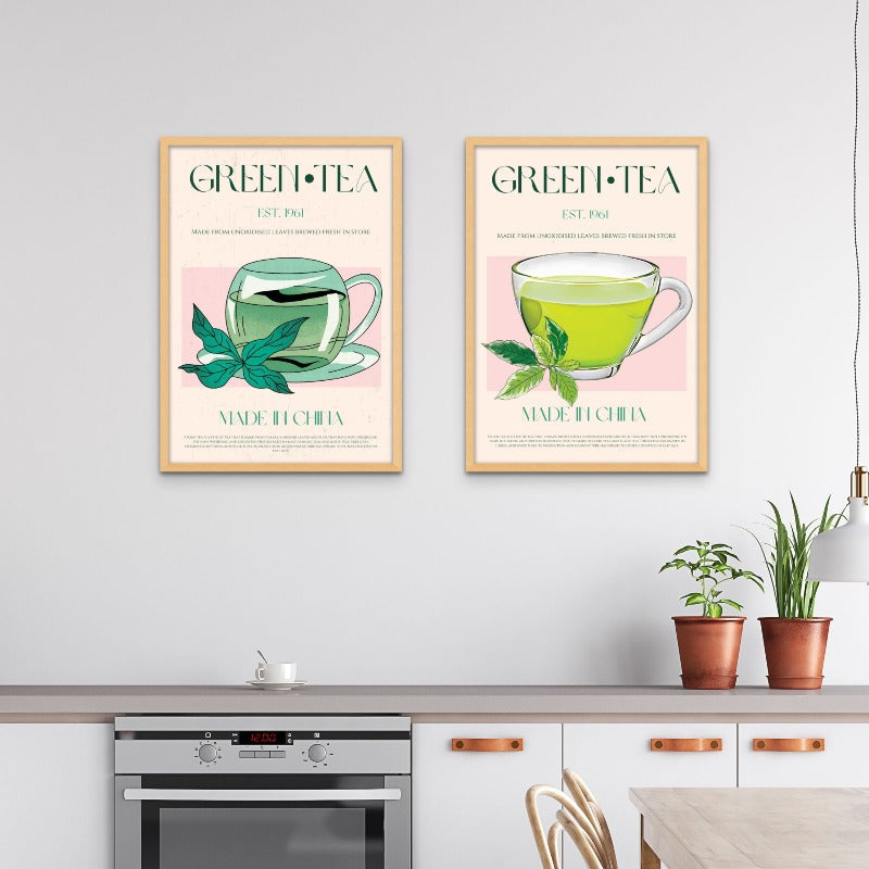 Green Tea No1 Art Print