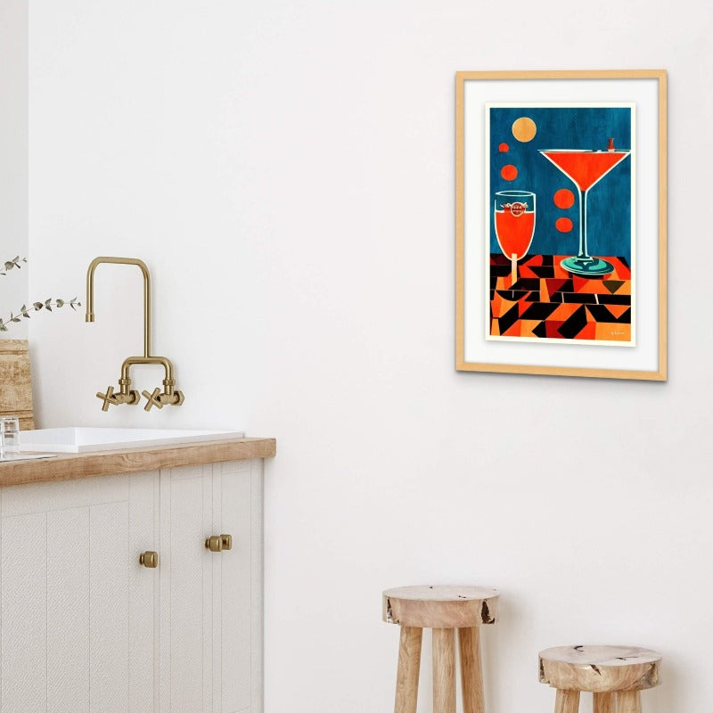 Midnight In Napoli Art Print