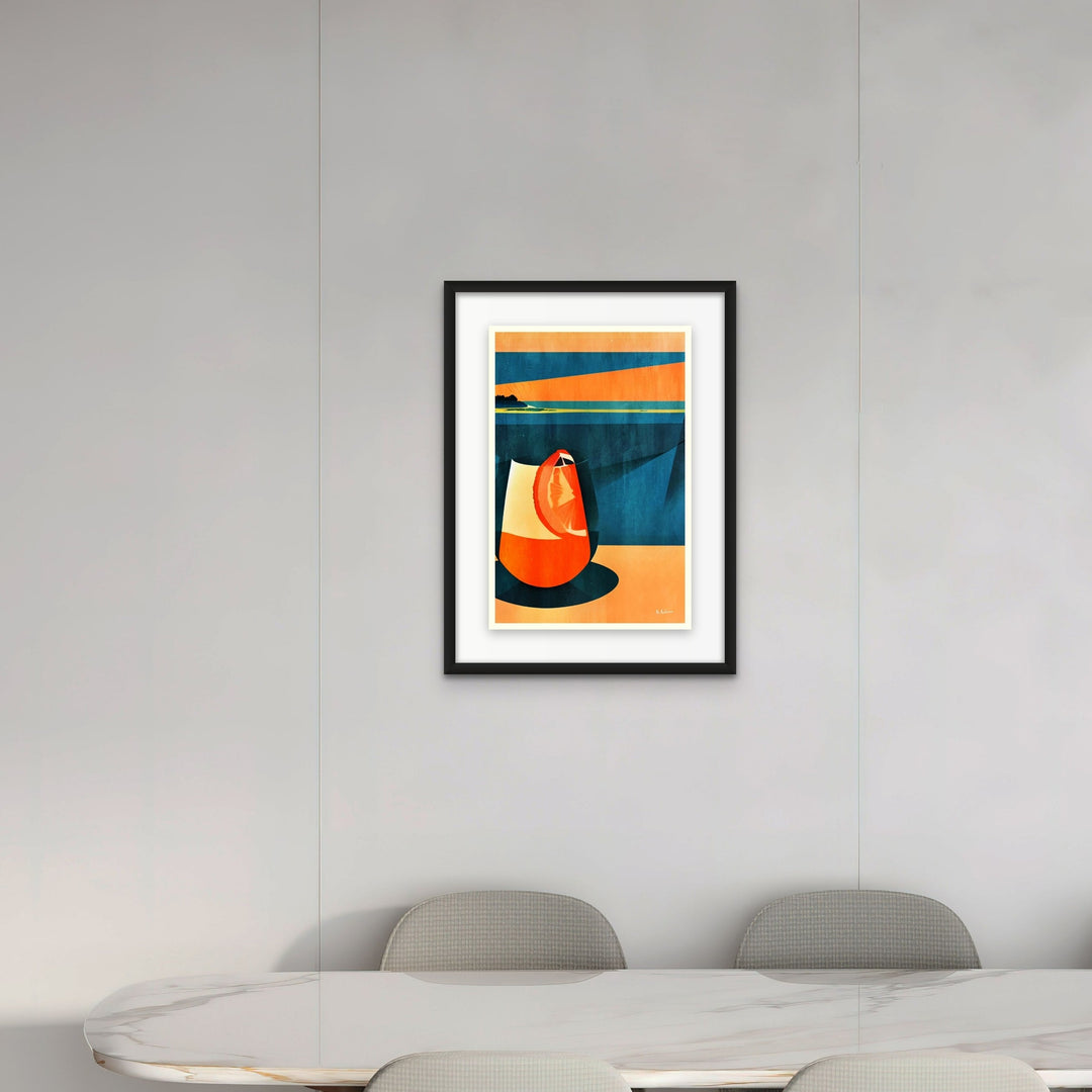 Negroni At Sunset Art Print