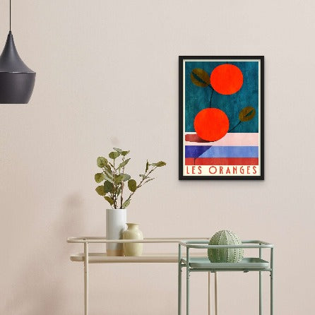 Les Oranges Art Print