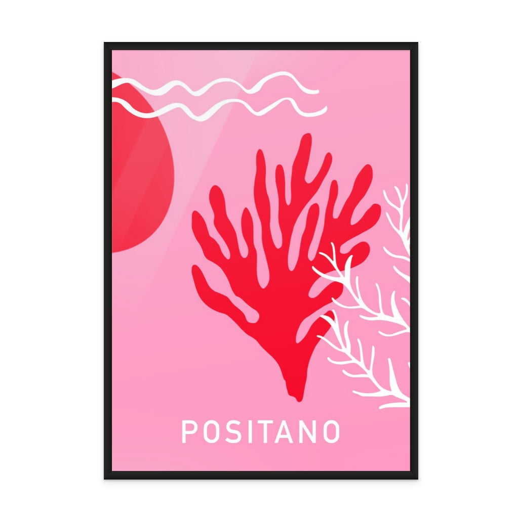 Positano Beach Art Print