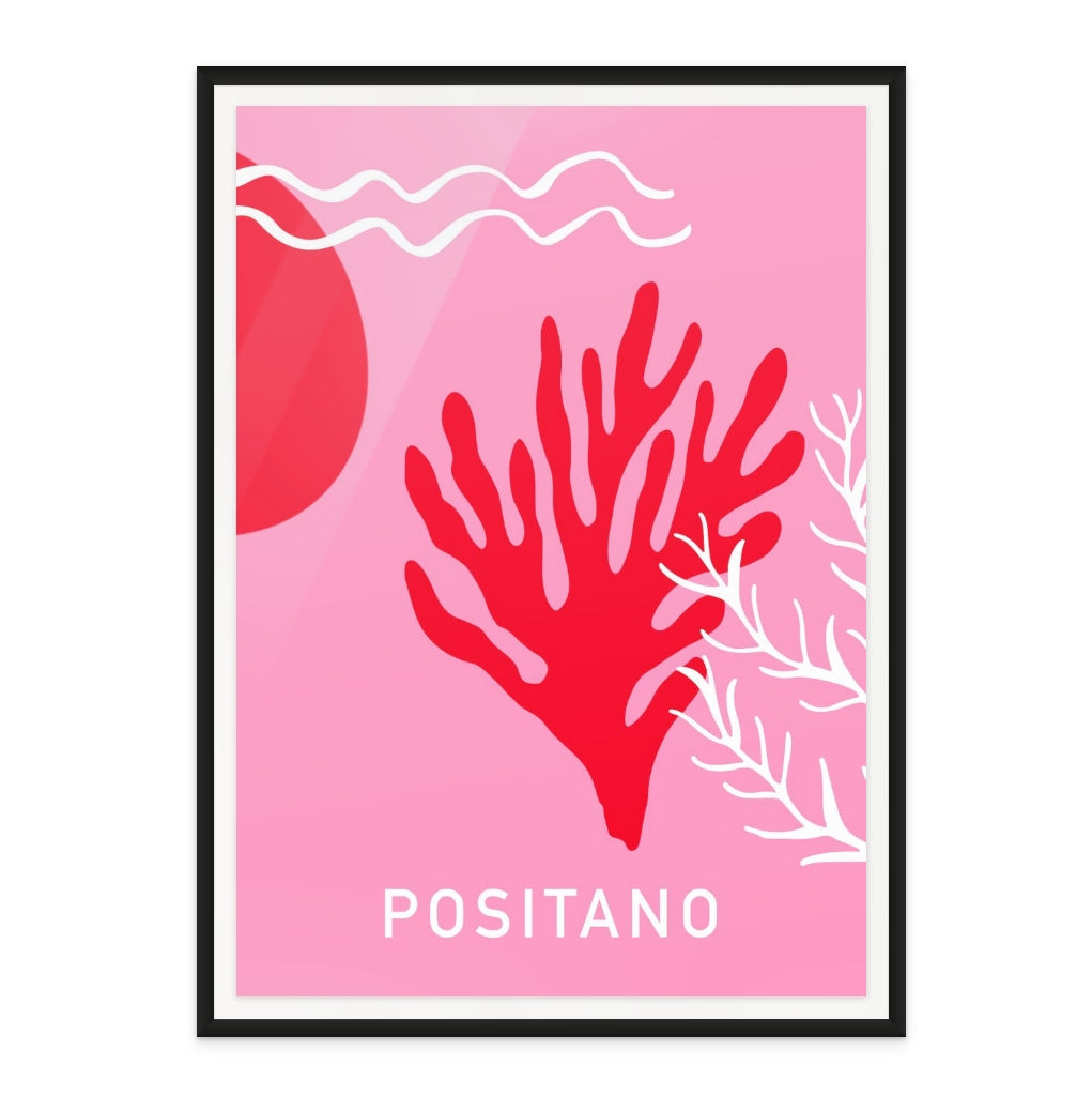 Positano Beach Art Print