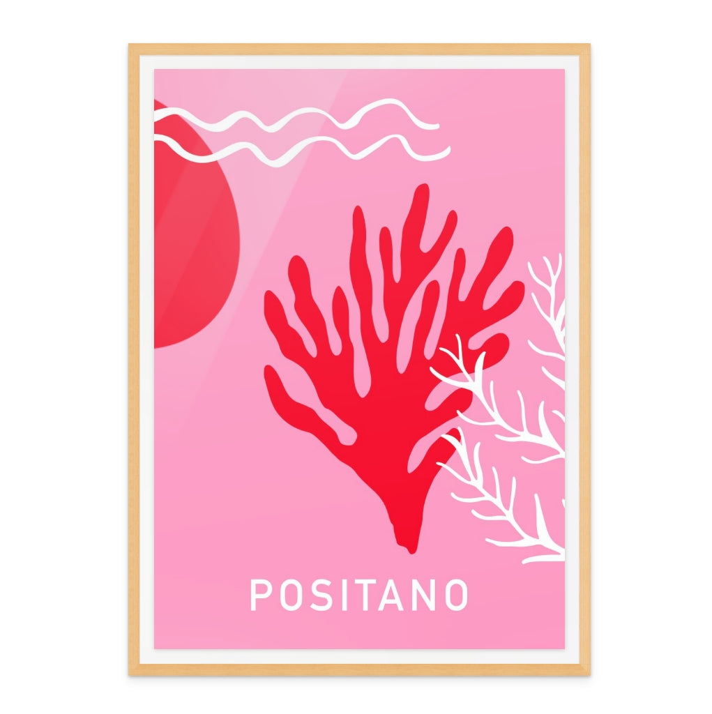 Positano Beach Art Print