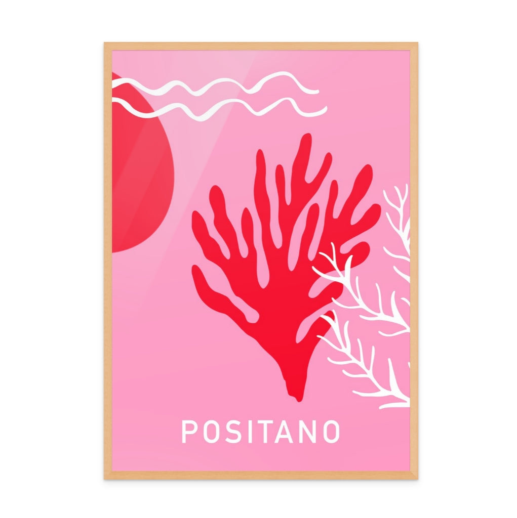 Positano Beach Art Print