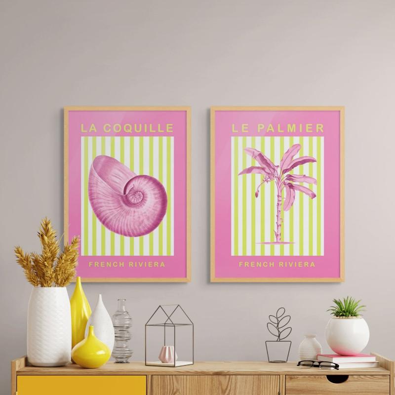 Set "Riviera" Art Prints