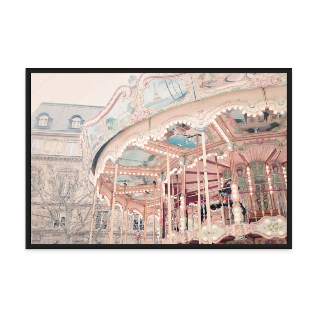 Paris Carousel Art Print