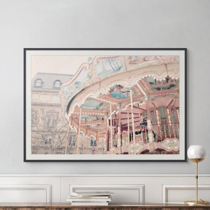 Paris Carousel Art Print