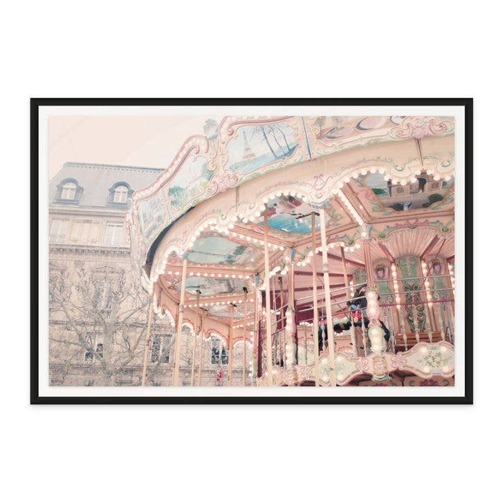 Paris Carousel Art Print